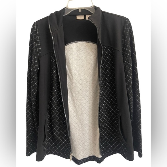 Chico’s Zenergy Light Jacket Zip Up Size Small - Picture 4 of 12